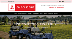 Desktop Screenshot of golfcars-plus.com